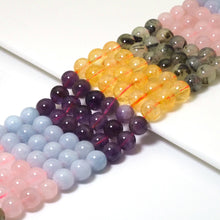 Load image into Gallery viewer, Genuine Mixed Quartz Round Smooth Beads, 6mm/8mm/10mm/12mm, Sku#U1577