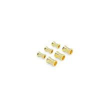 Load image into Gallery viewer, Gold Hourglass Shape Spacer beads, Sku#JL191