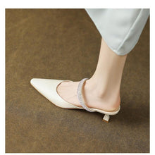 Load image into Gallery viewer, Women's Rhinestone Stiletto Heels – Closed Toe Dress Shoes | Sarah Express