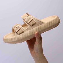Load image into Gallery viewer, Women's Platform Buckle Sandals - Soft EVA Sole Summer Slippers