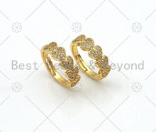 Load image into Gallery viewer, CZ Heart  Adjustable Ring, Sku#LD139