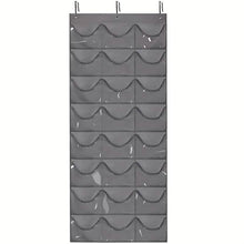 Load image into Gallery viewer, 24-Grid Hanging Door Organizer – Space-Saving Nylon Storage with Clear Pockets