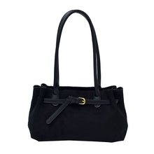 Load image into Gallery viewer, Women's Vintage Bucket Bag | PU Leather Shoulder Bag with Zipper Pocket