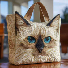 Load image into Gallery viewer, Quilted Digital Print Tote Bag - High Capacity Women's Shoulder Bag with Embroidery