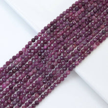 Load image into Gallery viewer, Genuine Pink Tourmaline Round Faceted Beads,Sku#U1838