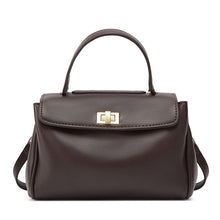 Load image into Gallery viewer, Korean-Style Minimalist PU Leather Commuter Tote Bag