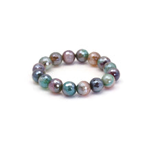 Load image into Gallery viewer, Mystic Brown Green Banded Agate Stretchy Bracelet, 8mm/10mm/12mm, SKU#EF401