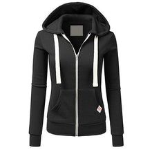 Load image into Gallery viewer, Womens Casual Sporty Cardigan With Zipper Hooded Sweatshirt