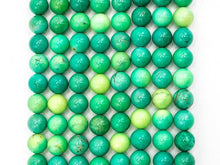 Load image into Gallery viewer, Genuine Green Opal Smooth Round Beads, Sku#U181