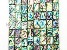 Load image into Gallery viewer, Quality Natural Abalone Flat Rectangle Shell beads Strand