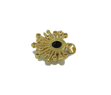 Load image into Gallery viewer, CZ Black Onyx Sunshine Charm, Sku#LK648