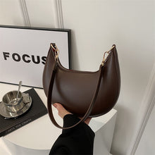 Load image into Gallery viewer, Niche Crescent New Simple All-Match Textured Shoulder Bag For Women