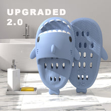 Load image into Gallery viewer, Shark Slides Shower Shoes With Drain Holes