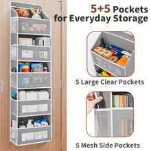 Load image into Gallery viewer, 5-Tier Over-the-Door Storage Box Organizer