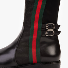 Load image into Gallery viewer, The Gallant Black Leather Knee-High Boot
