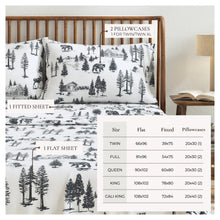 Load image into Gallery viewer, Turkish Cotton Flannel Sheet - Lakeview Collection