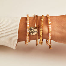 Load image into Gallery viewer, 'Family Forever' Angel Wing Heart Charm Bangle