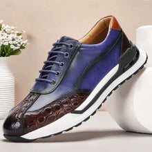 Load image into Gallery viewer, Men's Premium Full-Grain Cowhide Leather Dress Shoes - Round Toe Lace-Up Oxford Shoes