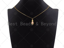 Load image into Gallery viewer, Girl With Pink Heart Pendant/Charm, Abalone Mother-of-pearl, SKU#LK66