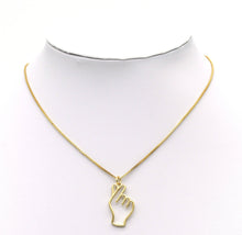 Load image into Gallery viewer, Love You Hand Gesture Charm, Sku#F1465