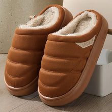 Load image into Gallery viewer, Plush Winter Slippers for Women &amp; Men - Warm Indoor House Shoes with Thick EVA Sole &amp; Non-Slip Grip