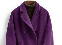 Load image into Gallery viewer, Women's Double-faced Wool Long Loose Slim Wool Coat