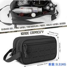 Load image into Gallery viewer, Men's Tactical Toiletry Organizer Bag - Outdoor Travel Makeup Pouch with Multiple Compartments