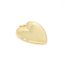 Load image into Gallery viewer, CZ Gold Love On Heart Charm, Sku#LX211