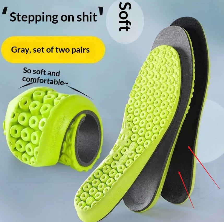 Premium Shock-Absorbing Athletic Insoles – Unisex Comfort & Support for All-Day Performance
