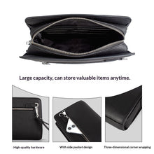 Load image into Gallery viewer, Men's Smart Fingerprint-Proof PU Leather Clutch Bag – Urban Minimalist Wallet Clutch
