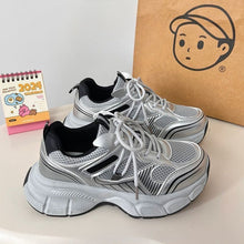 Load image into Gallery viewer, Women's Height-Enhancing Casual Sneakers - Breathable Lightweight Lace-Up Shoes