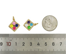Load image into Gallery viewer, Enamel Dot Charm, Sku#F1458