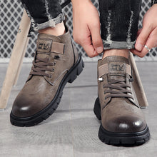 Load image into Gallery viewer, Men's Fleece-Lined High-Top Insulated Shoes | Non-Slip Rubber Sole | Warm Winter Sneakers