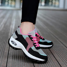 Load image into Gallery viewer, Women's Breathable Air-Cushioned Mesh Sneakers - Lightweight Athletic Walking Shoes