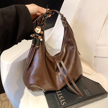 Load image into Gallery viewer, Retro Korean-Style PU Leather Shoulder Bag