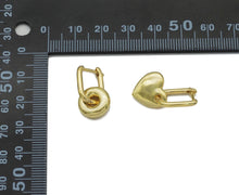 Load image into Gallery viewer, Gold Heart Star Donut Rhombus Hoop Earrings SKULX161