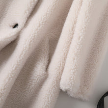 Load image into Gallery viewer, Women's Hooded Lambswool Warm Coat