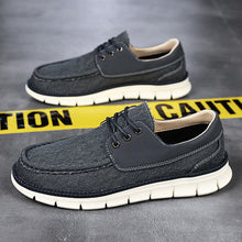 Load image into Gallery viewer, Men's Breathable Canvas Casual Shoes - Lightweight Lace-Up Sneakers for Everyday Wear