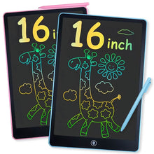 Load image into Gallery viewer, Digital LCD Writing Tablet with Stylus Pen – Reusable Wipeable Dry-Erase Doodle &amp; Drawing Board
