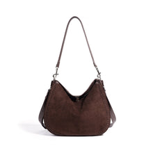Load image into Gallery viewer, Genuine Suede Leather Crossbody Bag