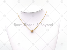 Load image into Gallery viewer, Colorful Enamel Evil Eye On Round Ball Spacer Beads,18K Gold Filled CZ Micro pave Beads, Necklace Bracelet Charm Beads,Sku#LK552