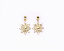 Load image into Gallery viewer, Gold Spike Eye Charm, LK541