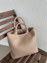 Load image into Gallery viewer, Handwoven Woven Shoulder Bag - Premium PU Leather Underarm Bag for Women