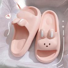 Load image into Gallery viewer, Women's Non-Slip Indoor Slippers - Soft Cushioned EVA Bathroom Slippers with Cute Rabbit Design