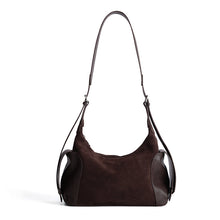 Load image into Gallery viewer, Vintage Boston Bag - Genuine Frosted Cowhide Leather Shoulder Bag with Large Capacity
