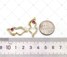 Load image into Gallery viewer, CZ  Lip Connector, Sku#LK529