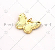Load image into Gallery viewer, Colorful Enamel Butterfly Shape Pendant, 18K Gold Filled Butterfly Charm,Necklace Bracelet Charm Pendant,19x15mm,Sku#F1431