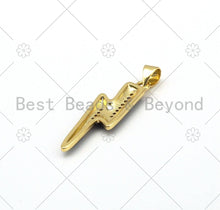 Load image into Gallery viewer, Gold Filled Enamel Colorful Lightning  Pendant,,Sku#F1420c