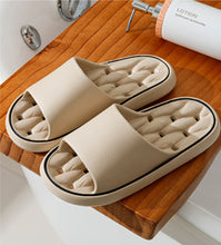 Load image into Gallery viewer, Unisex Non-Slip EVA Bathroom Slippers | Waterproof Hollow Thick Sole House Shoes