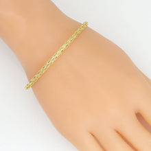 Load image into Gallery viewer, Gold Twisted line patten Bracelet, Sku#A444
